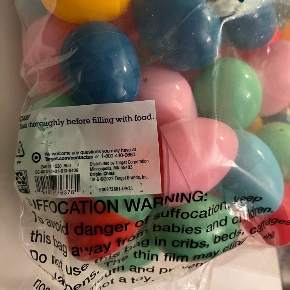 Target spritz Easter plastic eggs - Picture 4 of 4
